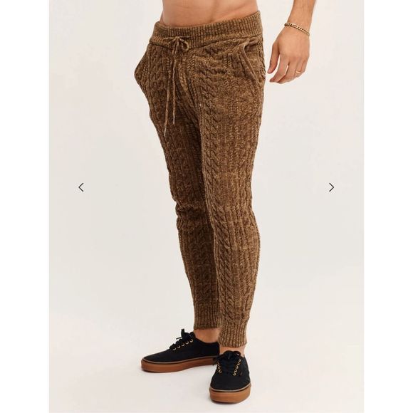 Ser.O.Ya Lynx Jogger Heathered Brown Size L - Picture 12 of 12